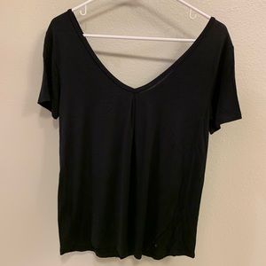 Deep V-neck top